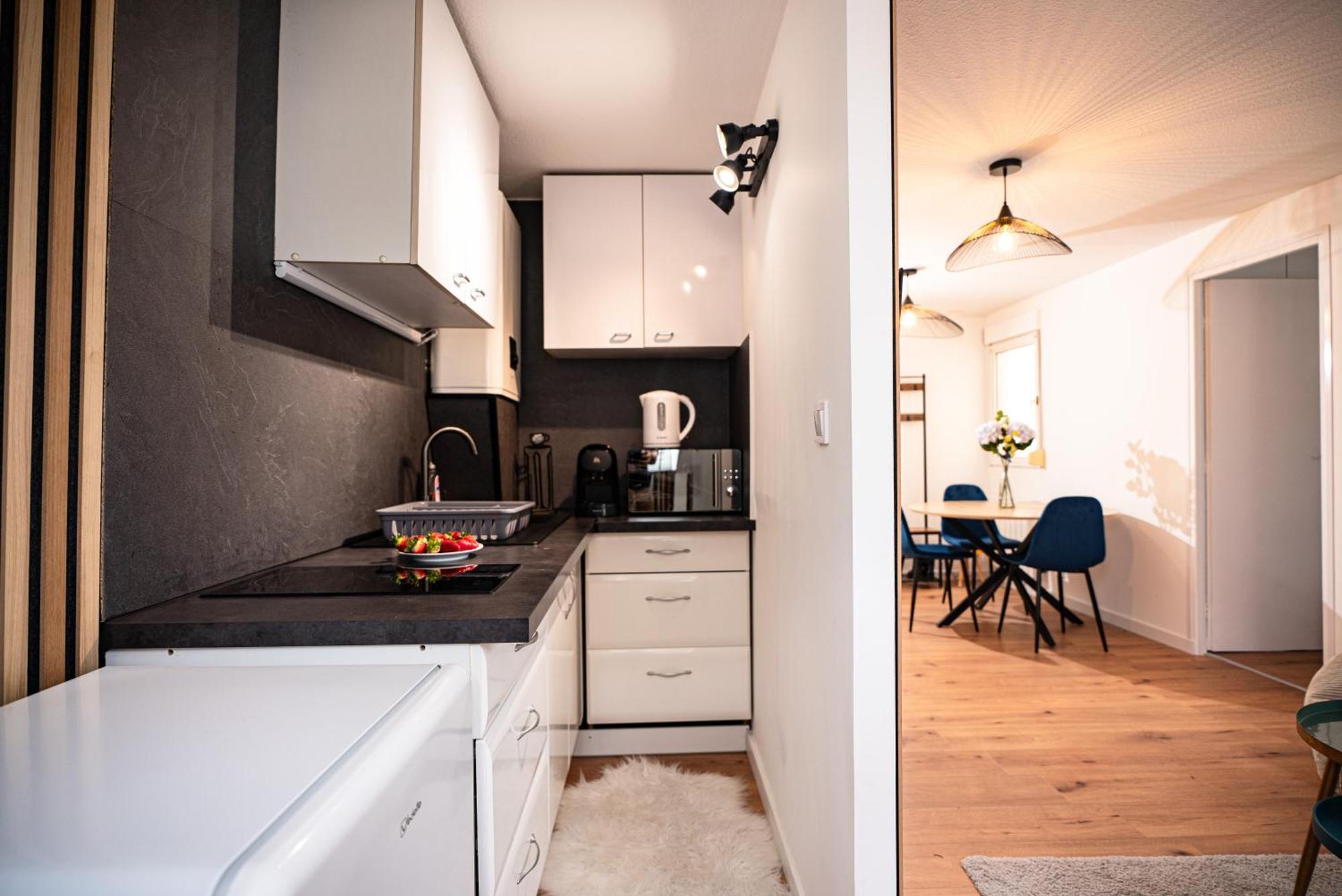 Moderne T2 Centre Sauna Wifi Home Office Netflix Strasburgo Esterno foto